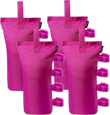 Heavy Duty Canopy Weight Bags(150LBS) for Pop up Canopy Tent, Set of 4, (Pink)