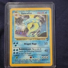 Pokémon Gyarados Holo Rare Base Set 7/130 100HP English TCG 1999