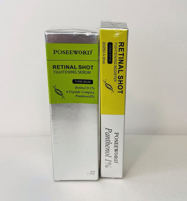 Poseeword Retinal Shot Tightening Serum & Booster Set Retinol Peptide Firming 