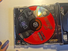 Resident Evil 2 PS1 PlayStation Black Label 2-Disc w/ Manual & Case
