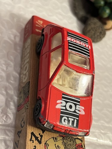 MC Toys Peugeot 205 GTI 3 Door Hatchback Red Diecast USED EX Condition - Picture 4 of 13