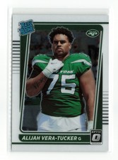 ALIJAH VERA-TUCKER #264 2021 PANINI DONRUSS OPTIC JETS RC ROOKIE