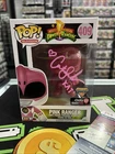 Funko Pop! Television Pink Ranger #409 Power Up! Signed by Catherine Sutherland