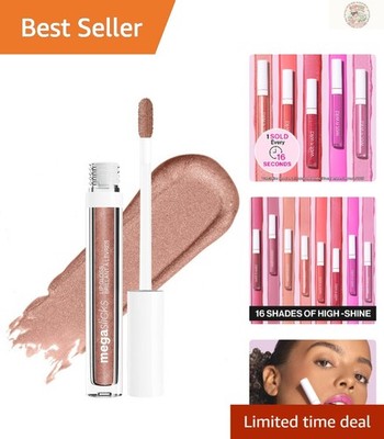 MegaSlicks High Gloss Lip Color - Bronzed Berry, Moisturizing Formula Inside