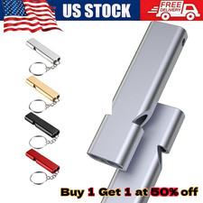10 Pcs 120db Loud Emergency Survival SOS Whistle Camping Hiking Keychain Outdoor