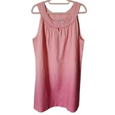 Charlie Paige XL Pink Ombre Linen Cotton Sleeveless Sundress Summer Shift Dress