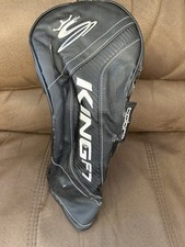 Cobra King F7 Driver Headcover Black White Golf Club Cover Worn