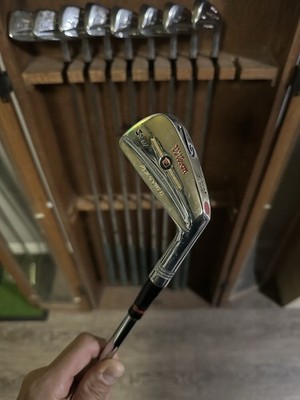 Vintage Wilson Staff DYNAPOWER Iron Set 2 PW   True Temper Pro 400 Shafts