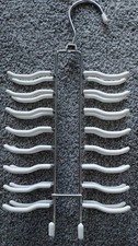Tie Scarf Rack Holder Hook Belt Hanger with 360 Degree Rotating Bar Hook