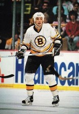 1990-91 Boston Bruins Sports Action A #21 Stephane Quintal
