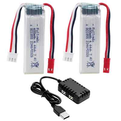 7.4V 600mAh Li-ion Battery For XK A280 A160 A300 RC Aircraft