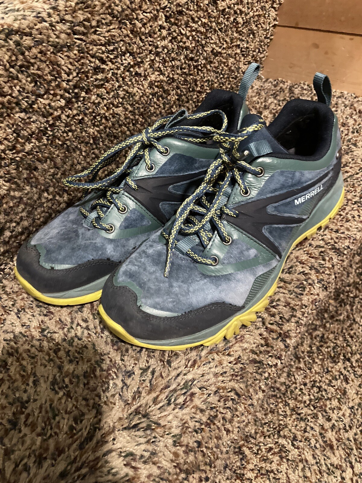 Merrell Sagebrush scarpa da trail running atletica donna US 9 40 J35982 verde blu