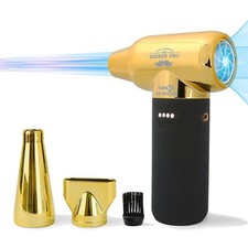 Compressed Air Duster - Electric Duster for Hair Barber, 3 Gear Mini Portable...