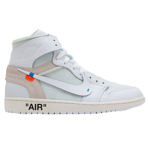 OFF WHITE x AIR JORDAN 1 ‘WHITE’ NRG AQ0818 100 SIZE 9 100% AUTHENTIC -  PREOWNED 