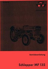 Manuale uso e manutenzione MF 135 Massey Ferguson Bta