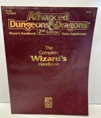 Advanced Dungeons & Dragons, 2nd Edition, Complete Wizard's Handbook TSR 2115