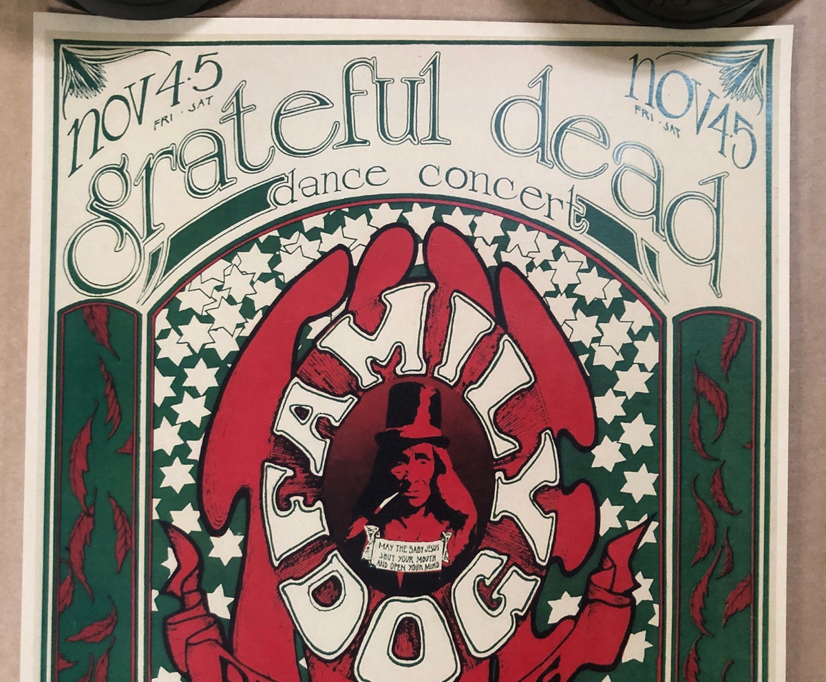 The Grateful Dead Family Dog Avalon Ballroom Oxford Circle Poster