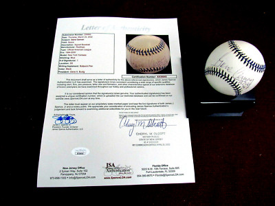 GENE CERNAN APOLLO 17 NASA ASTRONAUT LAST ON MOON SIGNED AUTO JOE D BASEBALL JSA