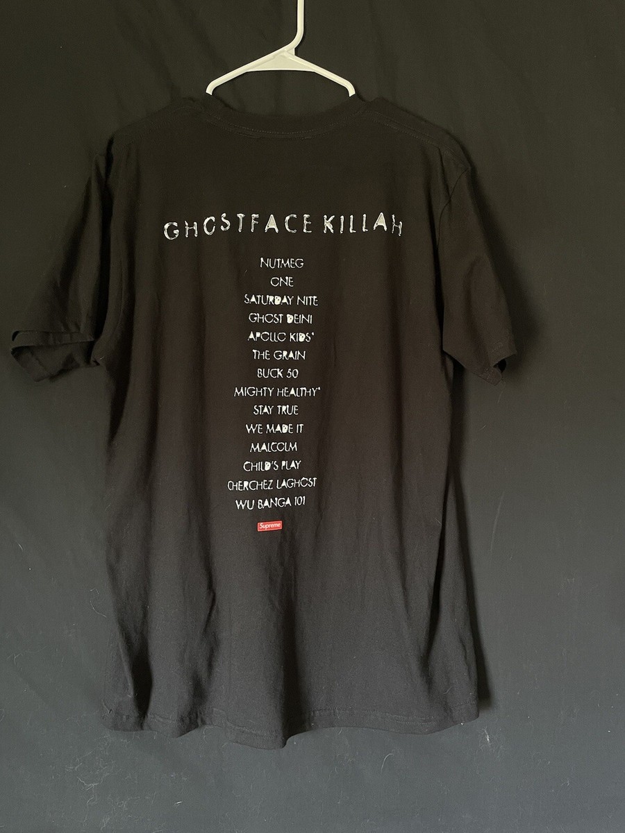 supreme Ghost face killah Black Tシャツ　M Supreme Ghostface Killah Supreme Clientele Tee Black Medium
