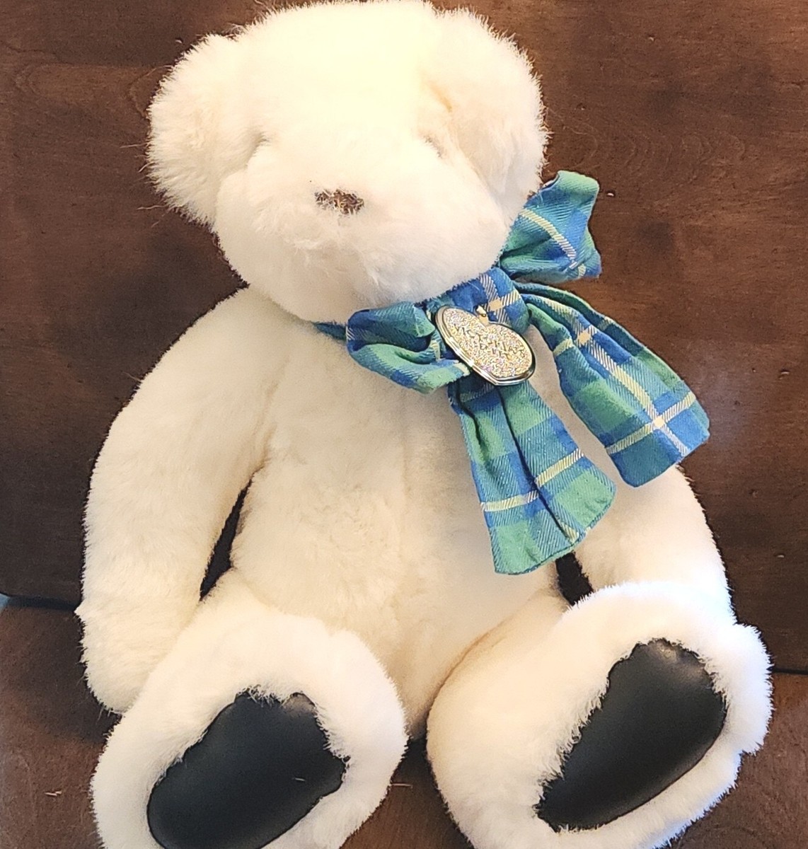 Gund 1992 Victoria's Secret Plush White Teddy Bear 12 