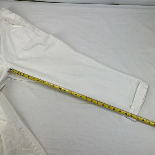 Ralph Lauren Polo Jeans Co Pants Crop Capri Women's Sz 10 White Stretch - Picture 15 of 19