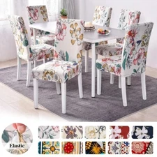 Floral Chair Cover Spandex ElasticChair Slipcover Seat Case Stretch Chair Cover