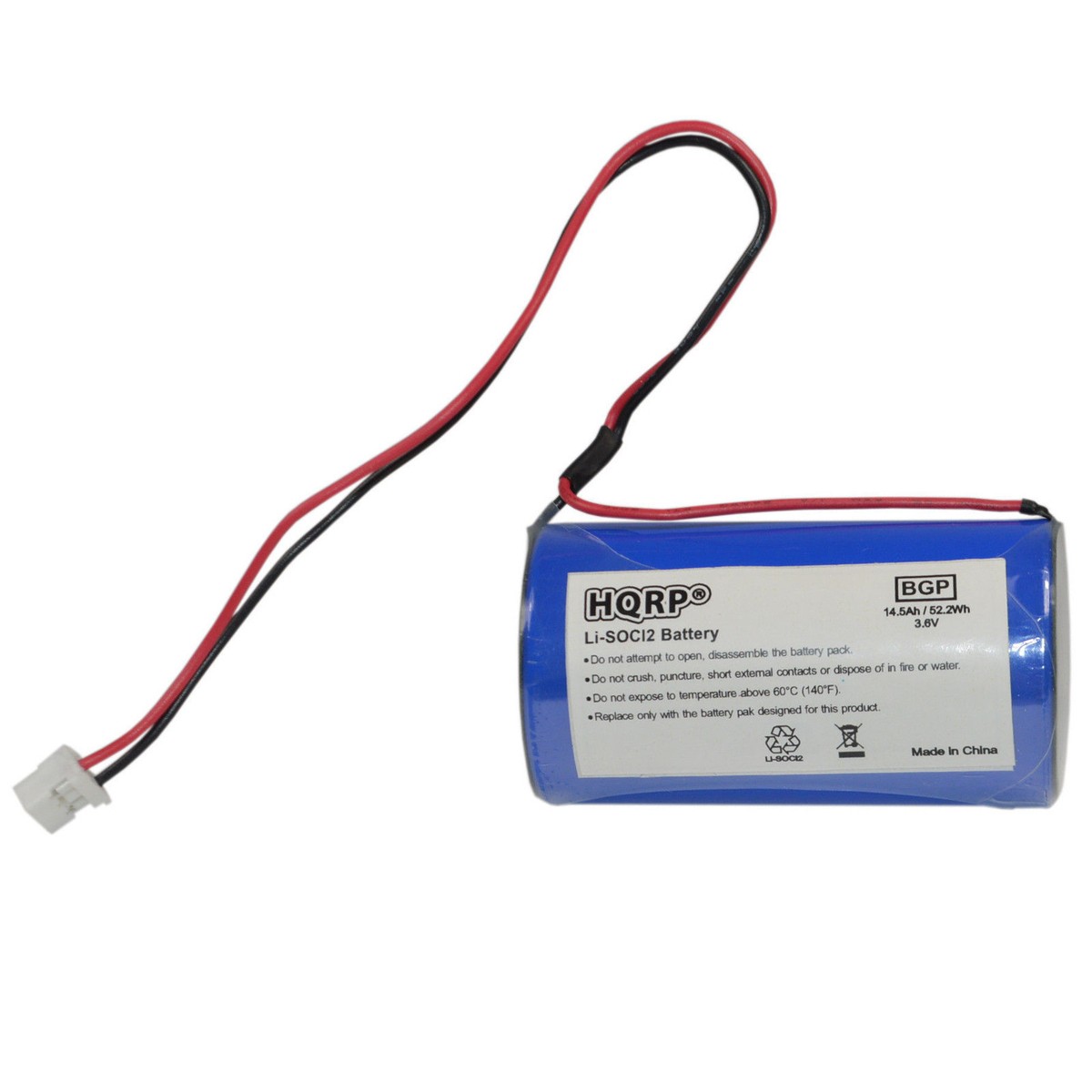 Lot De 2 Batteries ER34615M 3.6V Lithium Li-SOCI2 | Compatibles DSC, ALEXOR, Sirènes Extérieures Sans Fil - 7