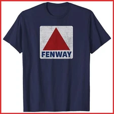 Fenway Citgo Sign Boston Retro Navy Cotton T-Shirt S-5XL