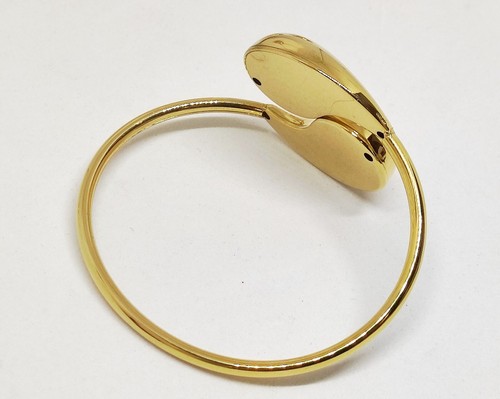 Parure Goccia orecchini collana anello bracciale acciaio oro 18 kt De Santis - Foto 9 di 10