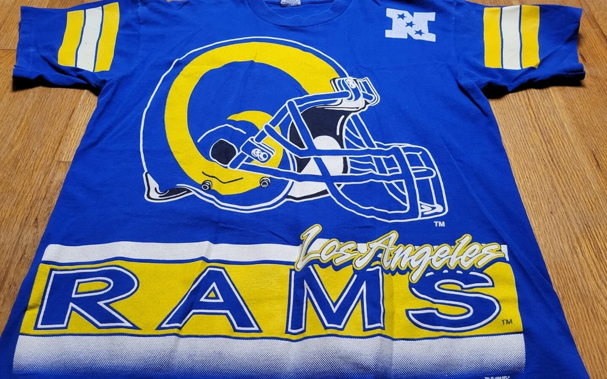 Vintage 1994 Los Angeles Rams Salem Sportswear AOP T Shirt