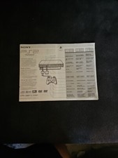 PS2 Playstation 2 - instruction manual only for console system SCPH-39001