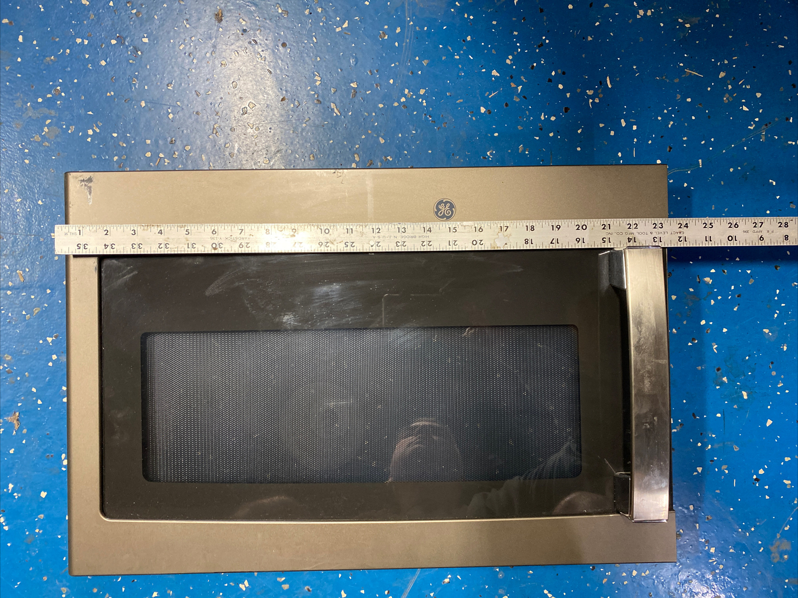 GE Microwave Door Assembly Matte Stainless ships FREE eBay