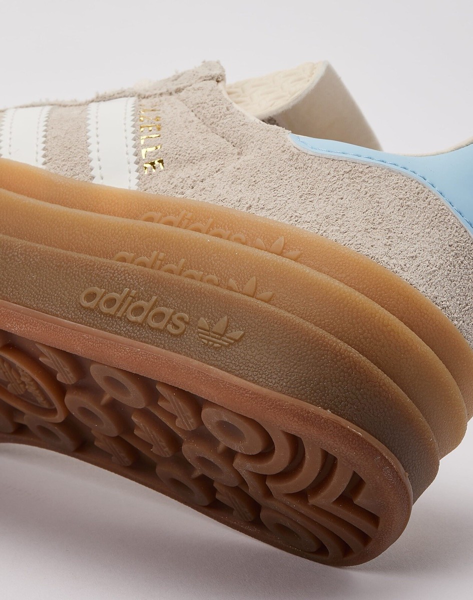 adidas gazelle silver green womens Adidas Gazelle Bold Wonder White Clear Sky – LOCKERSTREET main image 1