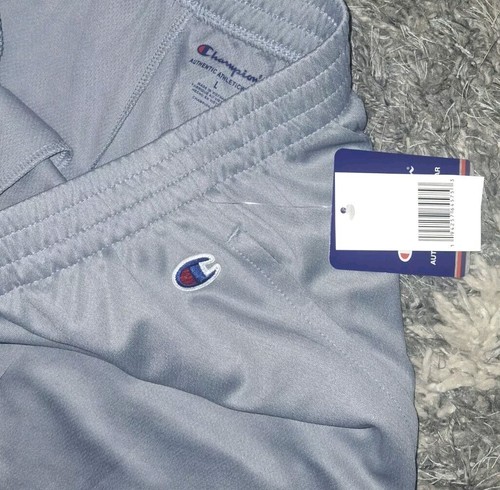 Boys Champion Athletic Shorts Size Large New Grey Logo - Picture 3 of 3