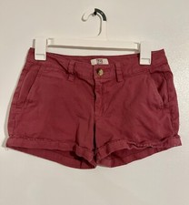 True Craft Red Shorts size 5 juniors 97 cotton blend