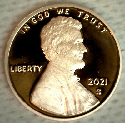 2021 S Lincoln Shield Proof Penny 1c US Coin New One Cent