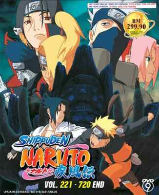 Naruto+Naruto Shippuden (1-720End) Anime DVD English Dubbed All