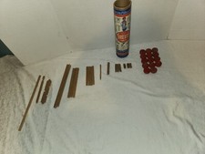 Vintage Tinkertoy, The Toy Tinkers Inc., Evanston, Il. Made In USA, Incomplete