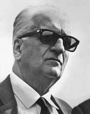 Ferrari Founder ENZO FERRARI Glossy 8x10 Photo Print Engineer Poster