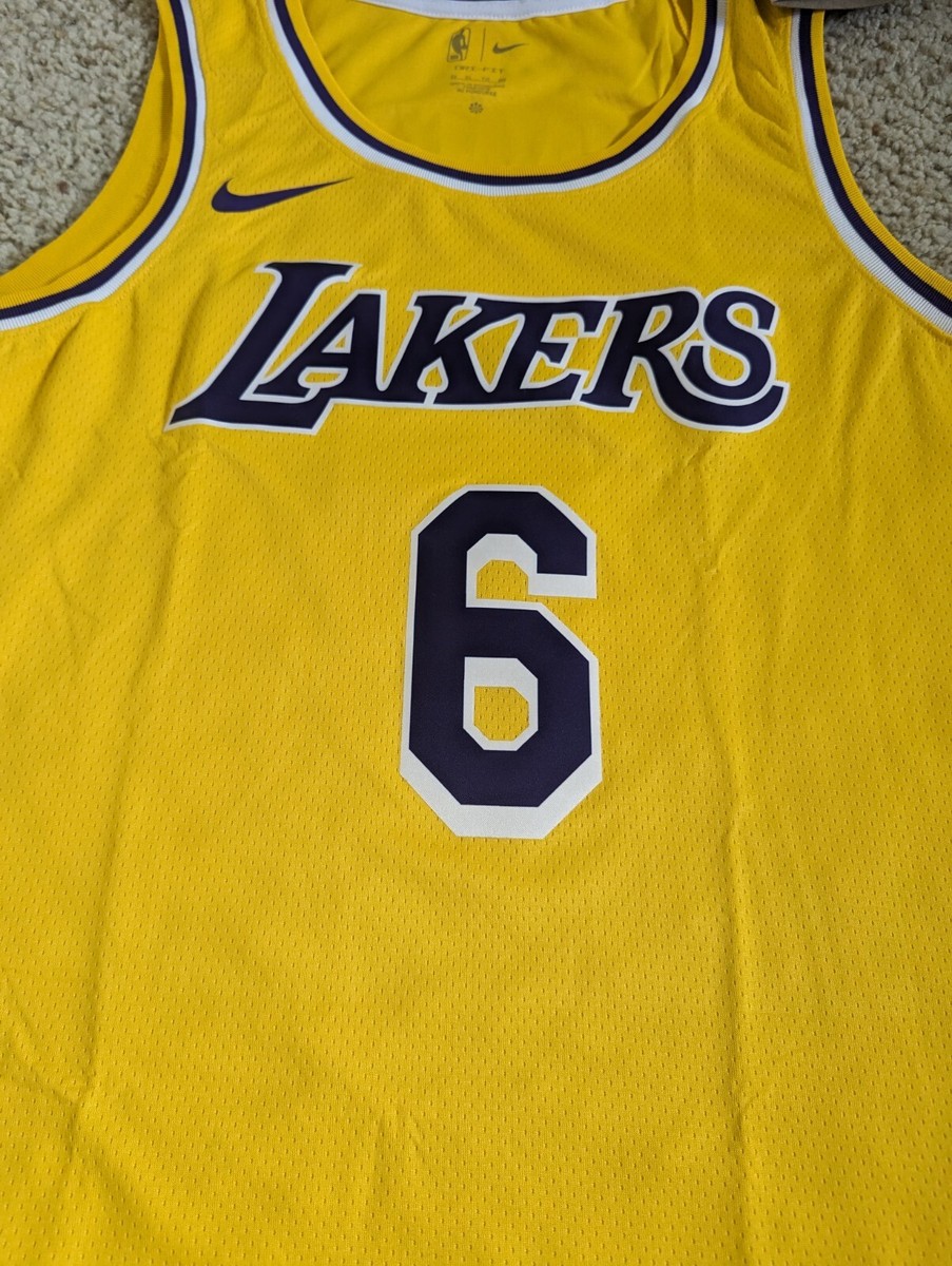 新品未使用・Nike Lakers James 6 ユニフォーム Mサイズ XLarge - Los Angeles Lakers NBA Nike LeBron James Swingman