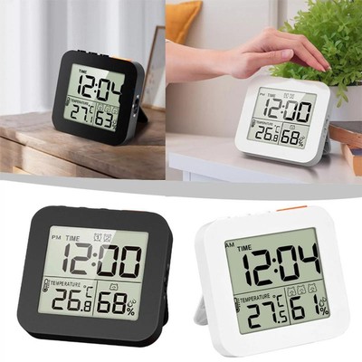Digital Shower Clock with Alarm Thermometer Hygrometer Wall Clock Hot O0D5 Q7R1