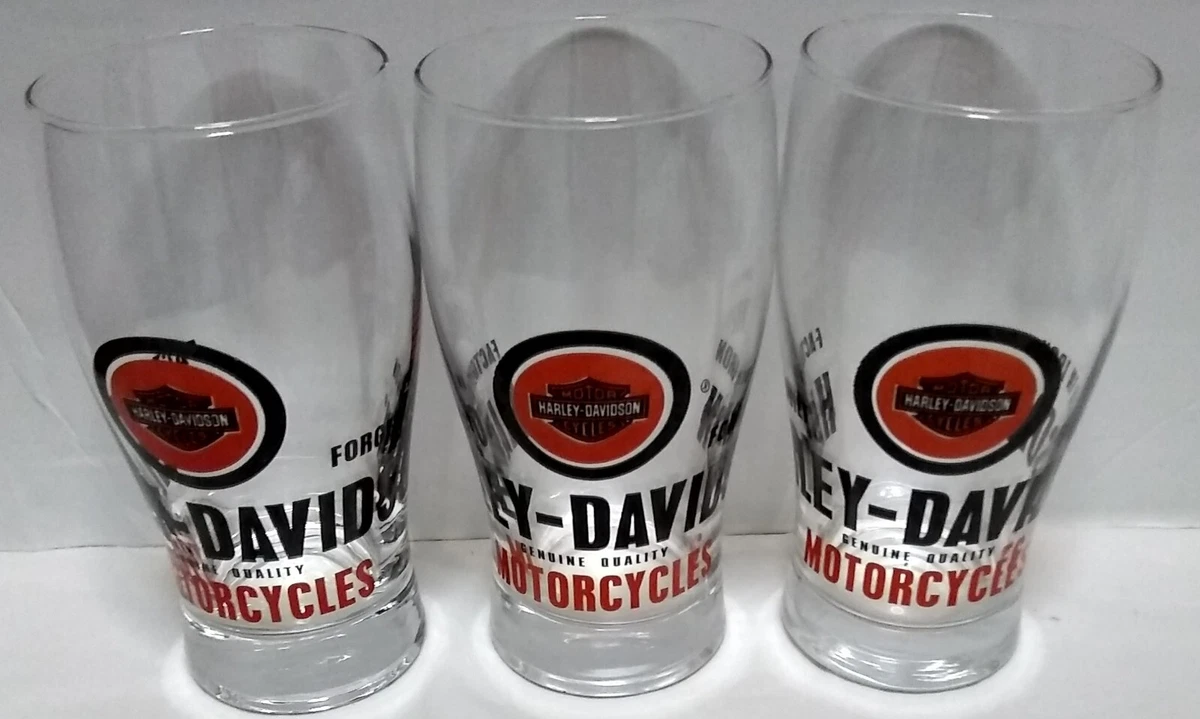 Harley davidson sales drinking glasses