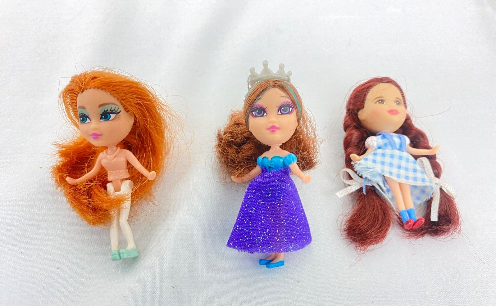 Barbie Peek-a-boo Petites 3-Pack Dorothy Courtney Romy Royal Style