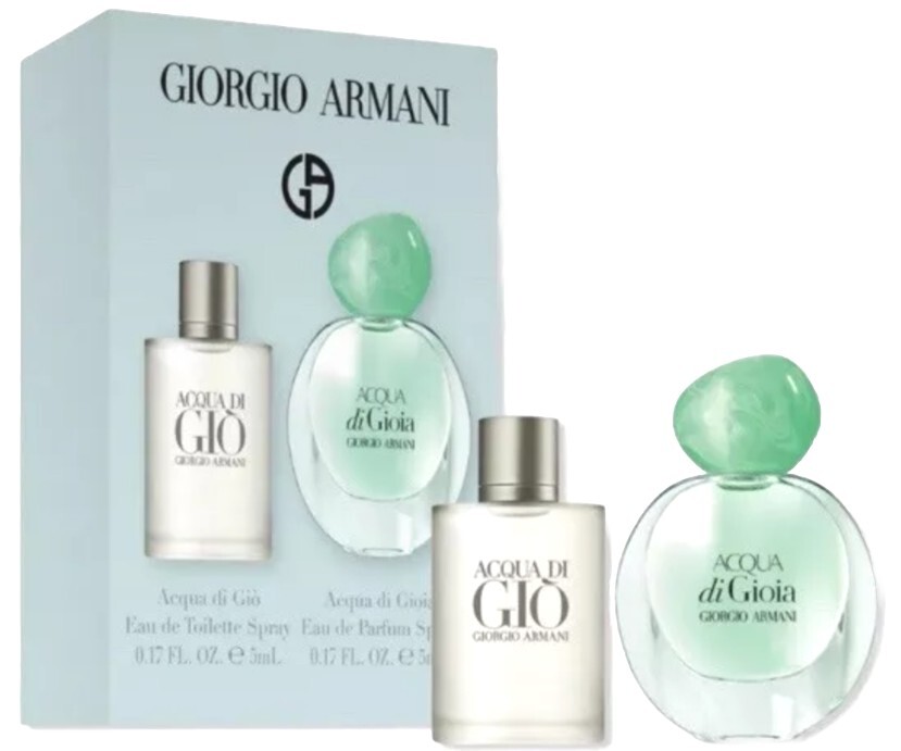 Giorgio Armani Must-Haves 2 Piece Mini Gift Set (0.17 FL. OZ.) 5mL