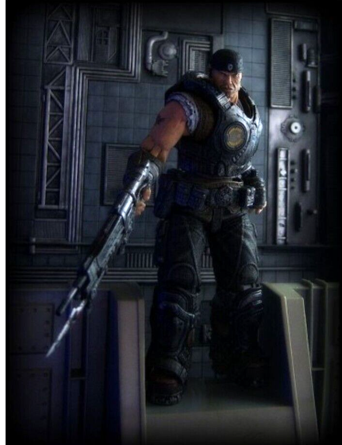 NECA Gears of War 3 Player Select Series 1 MARCUS FENIX 7
