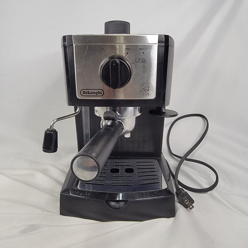 DeLonghi EC155 Espresso Machine Black Powers On NOT TESTED for