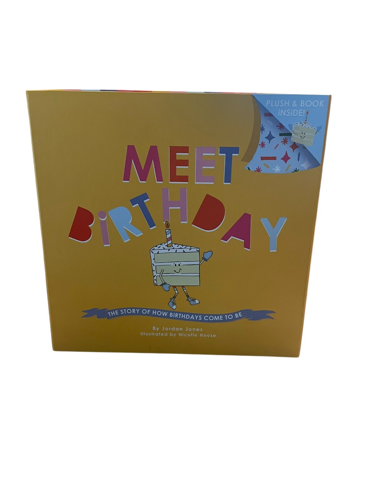 Meet Birthday Cake Plushie Box Fun Gift