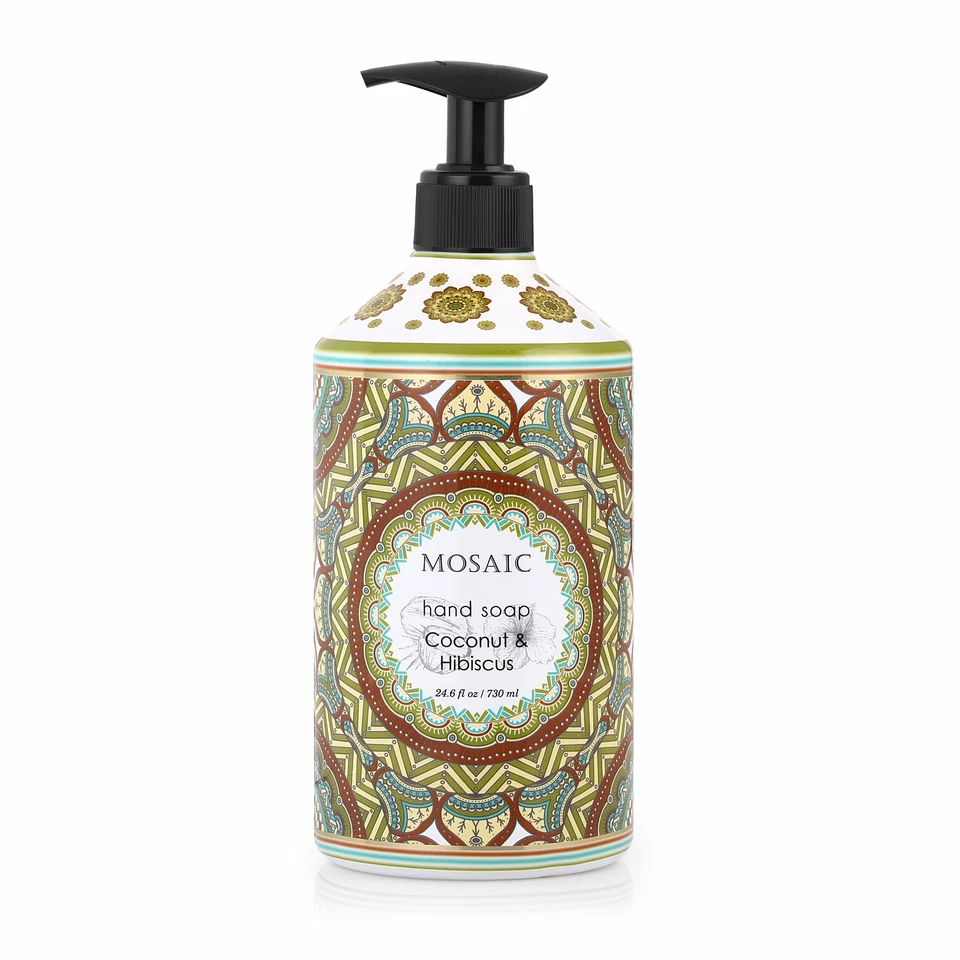 Liquid Hand Soap/Wash Gift Set 4, Olive Oil, Coconut&Hibiscus, Gardenia, Orange - Image 3 of 4