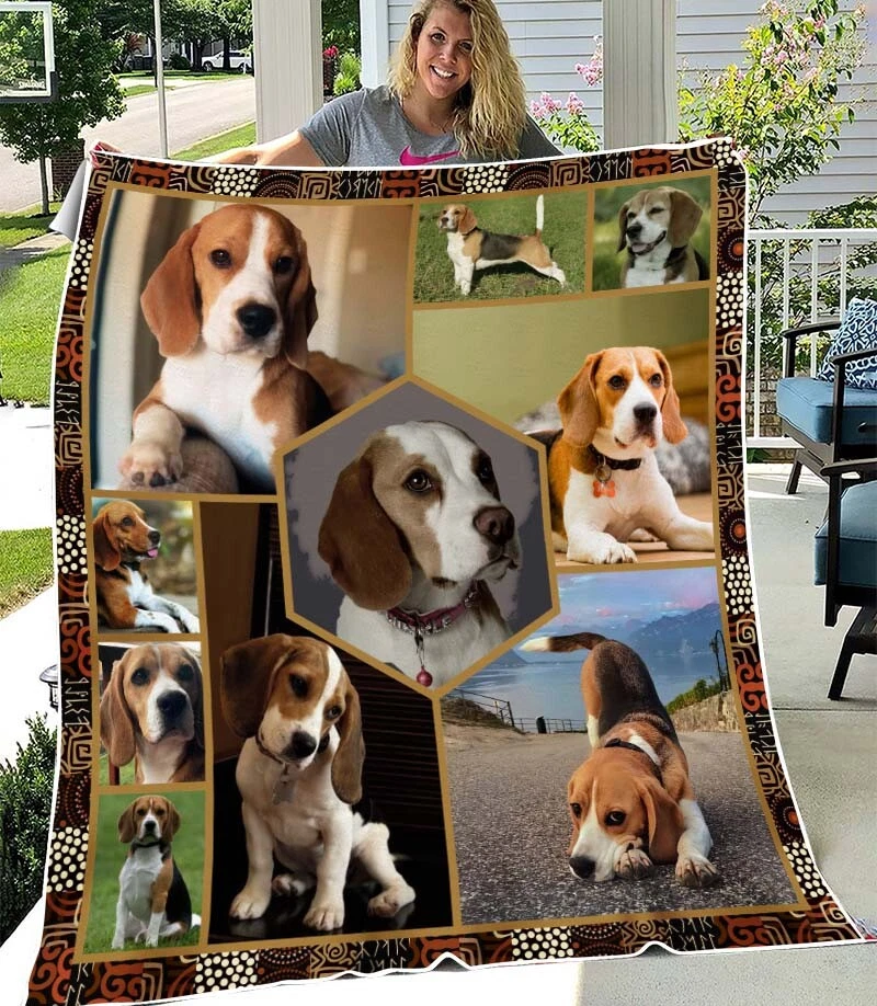 Beagle hotsell fleece blanket