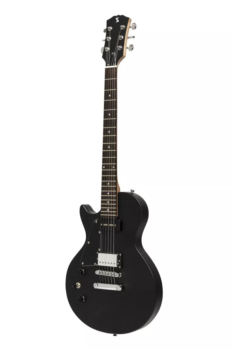 Stagg Standard Series Flat Top Electric Guitar Black Left Hand